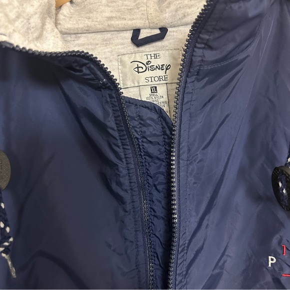 The Disney Store 1966 Navy Blue Winnie the Pooh Windbreaker Jacket Size XL Women - Picture 8 of 15